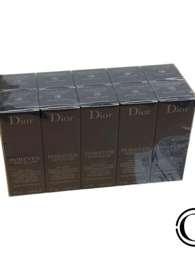 10X Dior Forever Skin Glow 24H Wear Radiant Foundation SPF15 0.9 fl oz TOTAL 1N